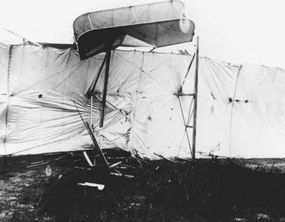 Lieutenant Thomas Selfridge died and Orville Wright was severely injured in a crash of a Wright Flyer.
