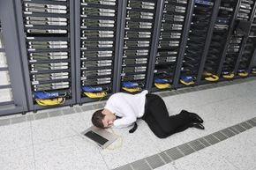 While monitoring at a data center is vital, itâ€™s highly unlikely that a tech is sleeping near the server clusters. Digital systems are in place to alert staff in the event of an outage or failure.