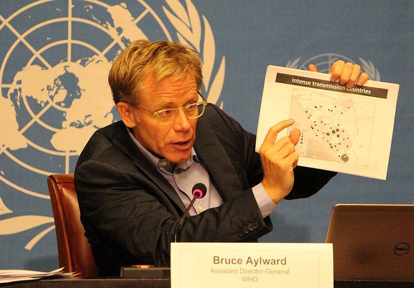 Bruce Aylward, World Health Organization assistant director-general, speaks during a press conference on the Ebola roadmap in Geneva, Switzerland. Data science has greatly helped with mapping diseases. Murat Unlu/Anadolu Agency/Getty Images