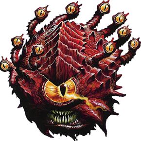 A Beholder, one of the fiercest and most iconic D&amp;D monsters. You may need some strategy to take it down.