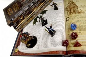 To get things rolling, you'll need rule books, dice and maybe some minis (to keep up with combat).