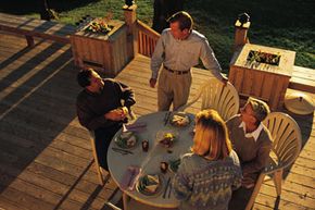 When designing your deck, think about how you'll mostly use it: whether for relaxing, eating with friends or entertaining large groups. See more patio and deck decor pictures.