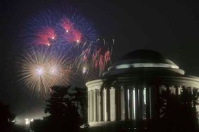 4th of July fireworks, jefferson memorial