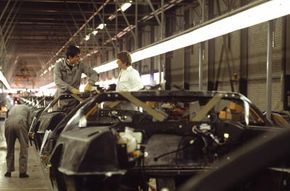 The DeLorean manufacturing plant in Northern Ireland