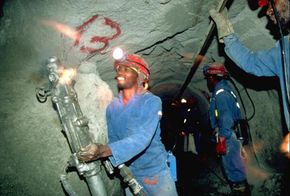 Workers in diamond mines like the DeBeers Wesselton mine in Kimberly, South Africa, have easy -- and regular -- access to uncut diamonds.