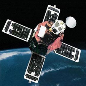 An artist's rendering of the TRACE satellite, which learned new dance steps for its slewing procedure thanks to DIDO.
