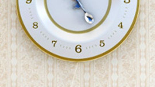 How to Turn an Old Dinner Plate into a Wall Clock