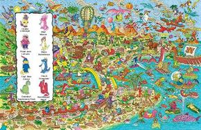 Find the dinosaurs in this picture.