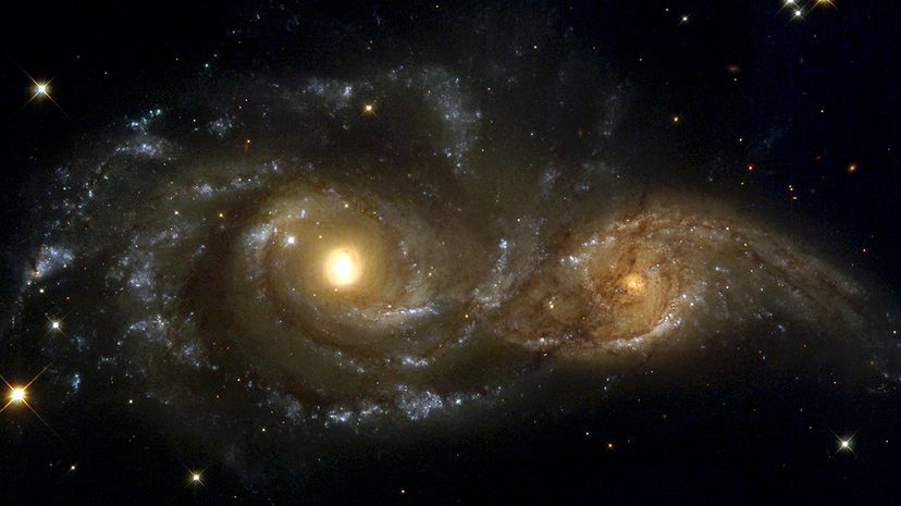 galactic collision Hubble Space Telescope