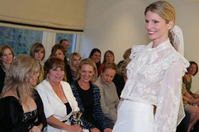 Carolina Herrera hosts a trunk show to showcase her 2009 bridal collection.