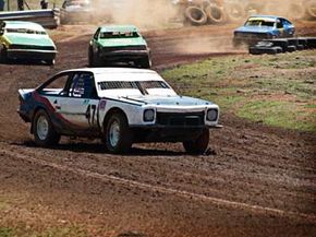 Dirt racing cars.