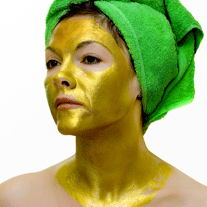 Gold has been said to enhance the elasticity of your skin and slow down the aging process. 