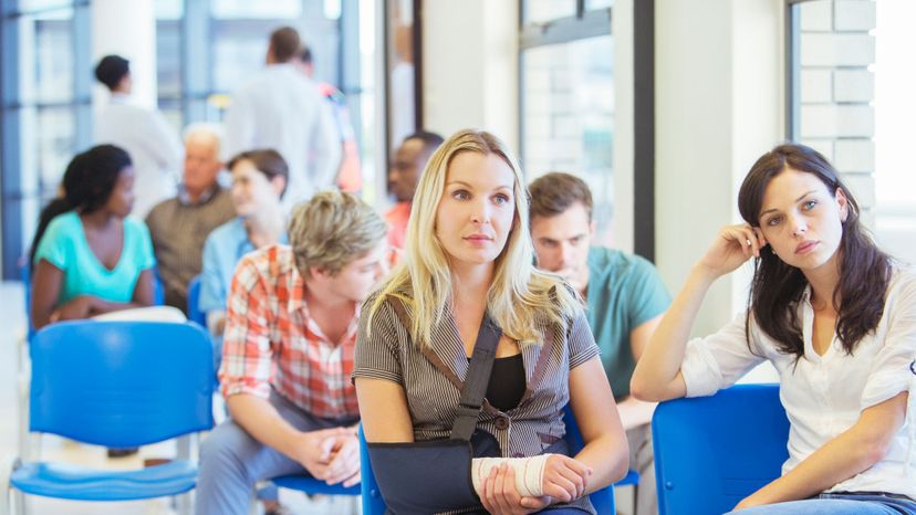 patients in waiting room