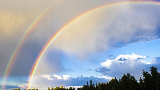 How rare are double rainbows?