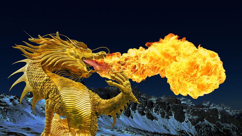 fire-breathing dragon
