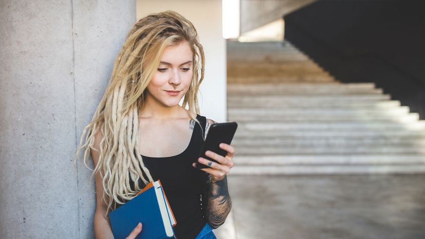 white lady with dreads