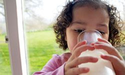 Make sure you're giving your little one milk that's been pasteurized.