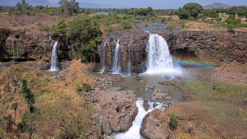 Dry waterfalls	