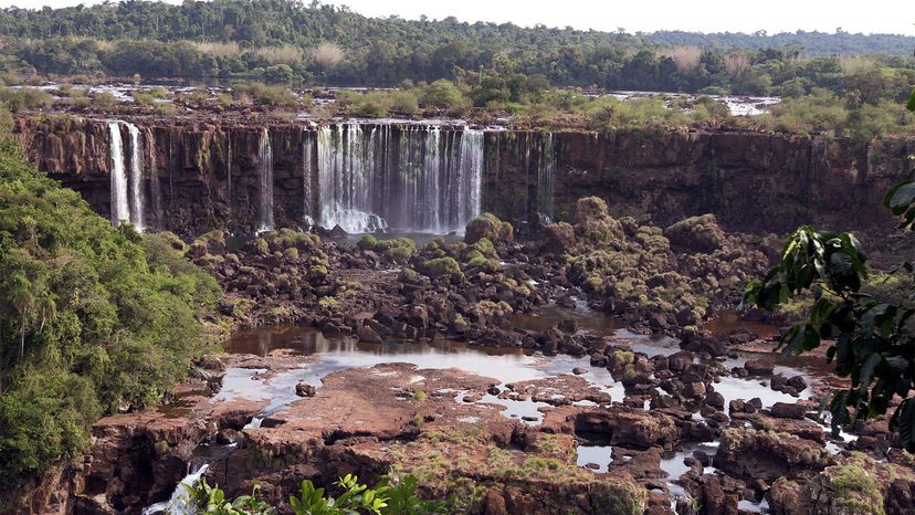 Dry waterfalls