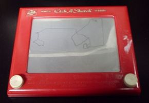 A classic etch-a-sketch