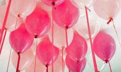Even helium-filled balloons grazing the ceiling will add some drama to your party.
