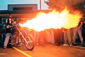 Lest the description “spews flames from itsgaping maw” had you thinking Zippo lighter orpropane torch, think again. Got marshmallows?