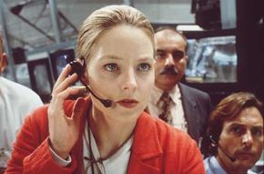 Ellie Arroway, played by Jodie Foster in the movie "Contact," was consumed by the thought of life on other planets.”border=