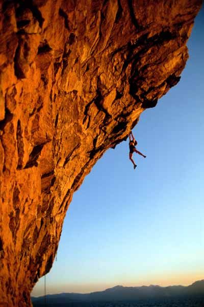 rock climbing