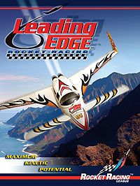 A poster for Leading Edge Rocket Racing, the first Rocket Racing League team