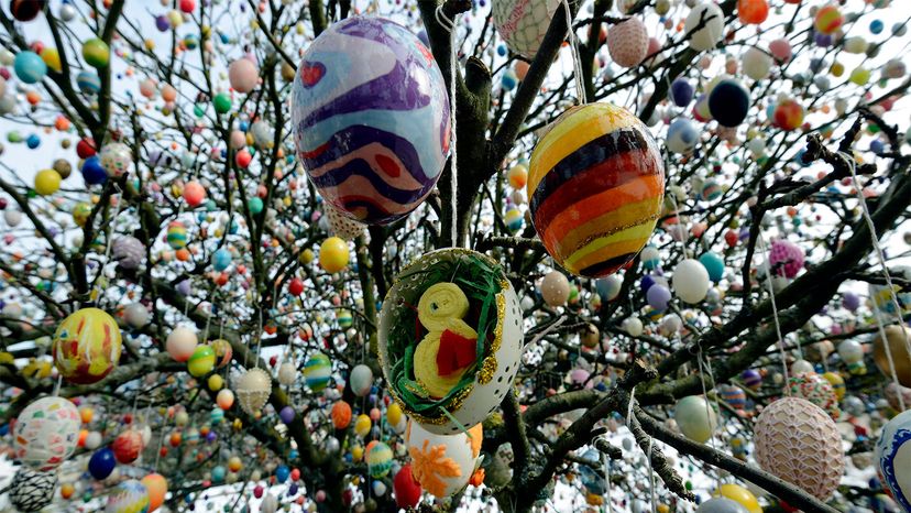 Easter egg tree