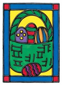 The Stained Glass Easter Basket is beautiful and fun to make.