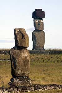 Moai on Easter Island