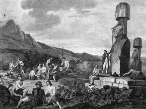 European explorers on Easter Island