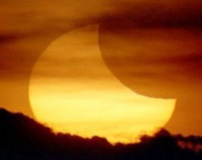The Earth and moon are tiny compared to the sun, but the moon's shadow can completely cover the sun duringan eclipse.