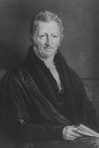 Thomas Malthus theorized that the human species would eventually outgrow our planet.