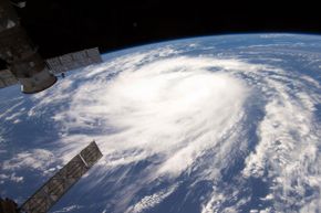 Hurricane Katia as seen from the International Space Station in August 2011