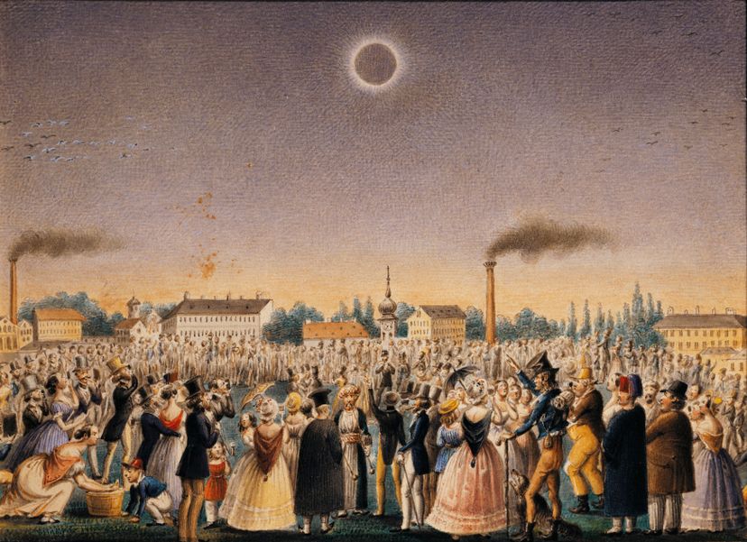 historical solar eclipse viewing