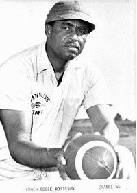Eddie Robinson sent more than                               200 players into the NFL in                                             his 56 years. See more pictures                                            of famous football players.