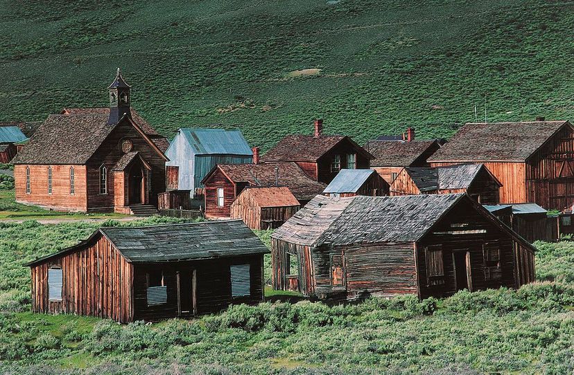 About 100 structures are still standing in Bodie, a Western ghost town. DeAgostini/Getty Images