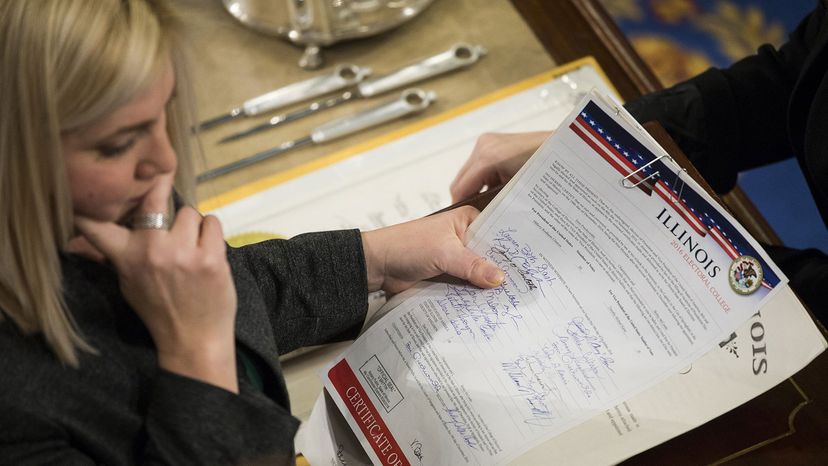 staff verify electoral college votes