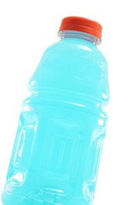 Chugging a sports drink is one way to replace electrolytes lost through sweating.