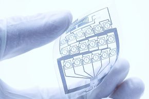 Flexible, stretchable electronics have the potential to help us communicate health information.