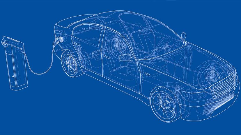 electric car blueprint