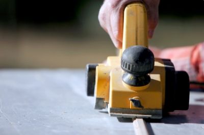 electric planer used for planing wood trim