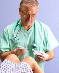 A doctor can do a pelvic exam and take a swab to confirm that you have a yeast infection.