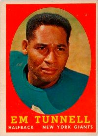 Emlen Tunnell was the first                               undrafted free agent to be                                             elected to the Pro Football                                             Hall of Fame. See more                                            pictures of the football greats.