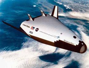 Space ventures are a gamble, as Lockheed Martin learned with its X-33 technology demonstrator. The aircraft was to be the forerunner of an orbital spacecraft to take off and land conventionally, but technical problems later forced cancellation of the contract. See more pictures of flight.