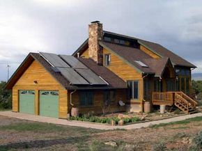 Solar panels can be added to Enertia homes to harness even greater amounts of solar power.