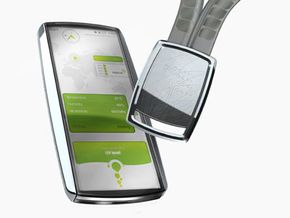 The Nokia Eco Sensor Concept and wrist sensor unit
