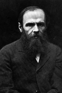 Russian novelist Fyodor Mikhailovich Dostoyevsky 